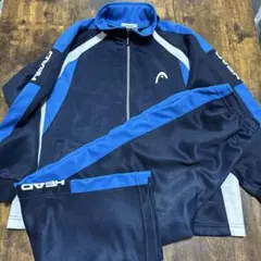 HEAD ジャージ上下セット ネイビー/ブルー　140