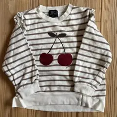 petit main オーガニックコットン　トレーナー 110