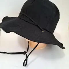 アウトドアハット サファリハット ブラック