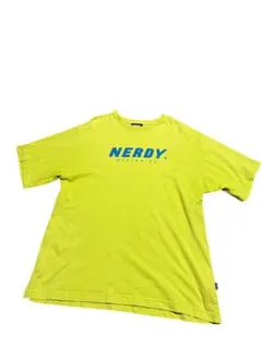 NERDY 蛍光イエロー Tシャツ L