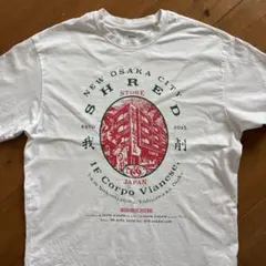 VANS SHRED OSAKA コラボ Tシャツ ホワイト Mのサムネイル