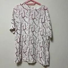 本日終了　最終　チュチュアンナ　ハート柄 半袖Tシャツ Mサイズのサムネイル
