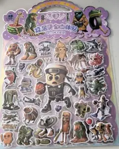 トゥントゥンサフール♡ぷっくり２枚組シール