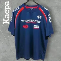 Kaepa バトミントン　ティシャツ　 L　紺　スポーツウエア　半袖のサムネイル