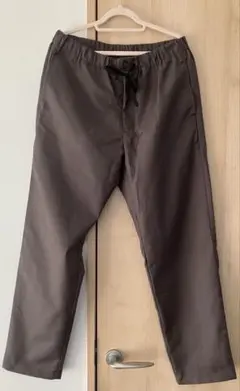 ダークブラウン イージーパンツ ゴムウエスト