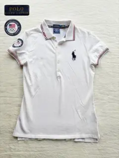 ラルフローレン　16オリンピックRalph Lauren 刺繍　ポロシャツ