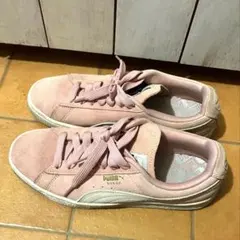 puma プーマ スエード スニーカー ピンク 25cm