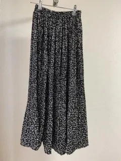 Bab モノトーンレオパプリーツスカート