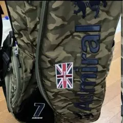 ☆本日限定☆ Admiral ゴルフ キャディバッグ カモフラ柄 スタンド式のサムネイル