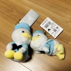 ディズニーストア　ドナルド　バースデー ぬいぐるみ キーホルダー 2点セット