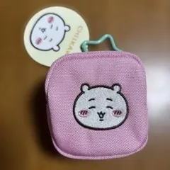 【新品】ちいかわ カラビナつき刺繍スクエアミニポーチ