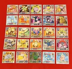 ポケモン　Pokémon 2003年-2007年　ステッカー　シール　計25枚