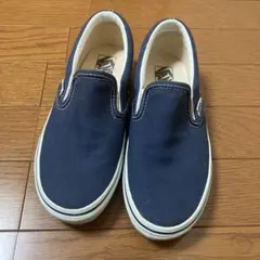 VANS ネイビー スリッポン