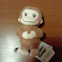 【新品】おさるのジョージ 赤いほっぺ マスコット いろいろポーズ ぬいぐるみのサムネイル