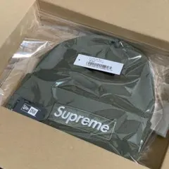 25FW Supreme New Era Box Logo Beanie 緑