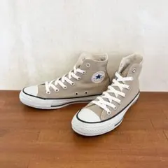 美品　コンバース　オールスター　23.0センチ　ベージュ　キャンバス 227