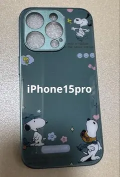 SNOOPY iPhone15pro ガラスケースのサムネイル