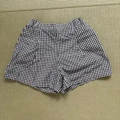 ギンガムチェック　ショートパンツ