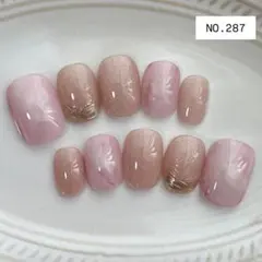 ネイルチップ つけ爪 ショートネイルマグネットネイル 春ネイル