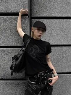 Rosen Kreuz】EYELET PANEL T-SHIRT ブラック1 | Mercari