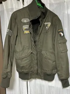 HUANGTANLIAO フライトジャケット オリーブグリーン