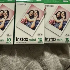 インスタックスミニ 10枚入 3個セット