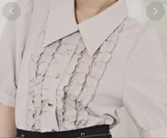 REDYAZEL ビッグカラーフリルシャツ