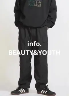 info. BEAUTY&YOUTH バルーンシルエット 6P カーゴパンツ M