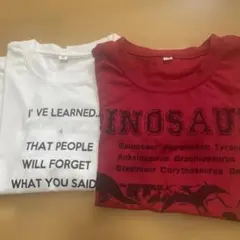 恐竜プリント Tシャツ 120サイズ