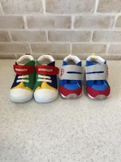 ミキハウス ホットビスケッツ シューズ 2足セット