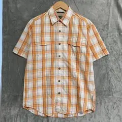 【L955】 Columbia ドライ半袖シャツ サイズL オレンジのサムネイル