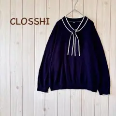 うさぎ 様専用です☆＊CLOSSHI クロッシー＊ リボンタイ バイカラーニットのサムネイル