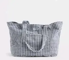 GAP ギャップ トートバック ブラックギンガムチェックのサムネイル