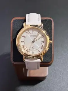 極美品 EC1115 08A クロスシー 電波ソーラー シチズン 時計 ゴールド