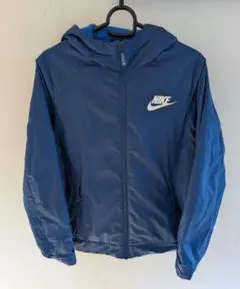 NIKE フード付き青ジャケット 子供用 L