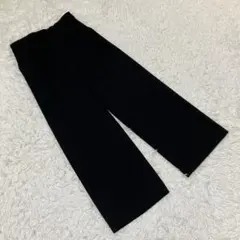 GREEN LABEL RELAXING ワイドパンツ　無地　シンプル　黒　40