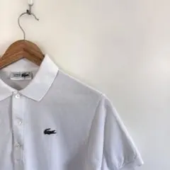 CHEMISE LACOSTE ポロシャツ　ホワイト　白　42 メンズ