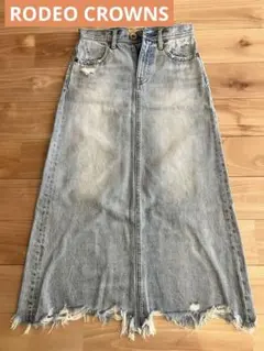 RODEO CROWNS デニムロングスカート XS
