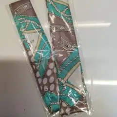 バンダナ・スカーフ ブラウン・ターコイズ