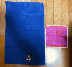 ミッキーマウスとプーさん タオル