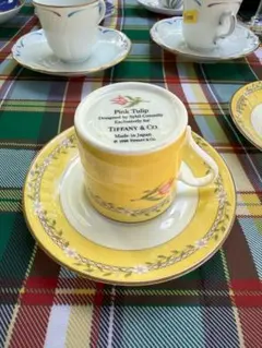 Tiffany & Co. ピンクチューリップ デミタスカップ