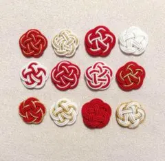 【水引】梅結び 3本取り　紅白☆