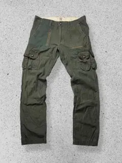 00s EDWIN BLUE TRIP ギミックカーゴ アシンメトリー Y2Kのサムネイル