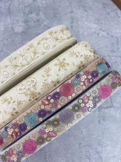 ハ*郎様 インド刺繍リボン