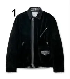 26AW sacai Suede Blouson ブラックsize1 - メルカリ
