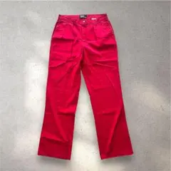 90s【Polo Ralph Lauren】2Tuck チノパンツ Red