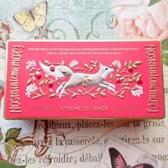 キツネとレモン チョコレート オオカミのノスタルジックメモリー お菓子缶 空き缶のサムネイル