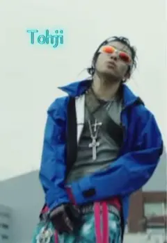 tohji 着用 swag CROSS DESIGN T shirt