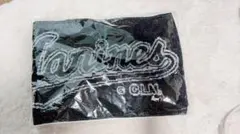 【千葉ロッテマリーンズ】ロゴ入り黒タオル