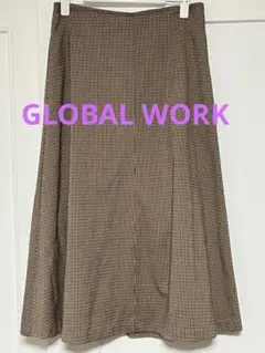 チェックスカート